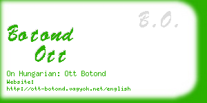 botond ott business card